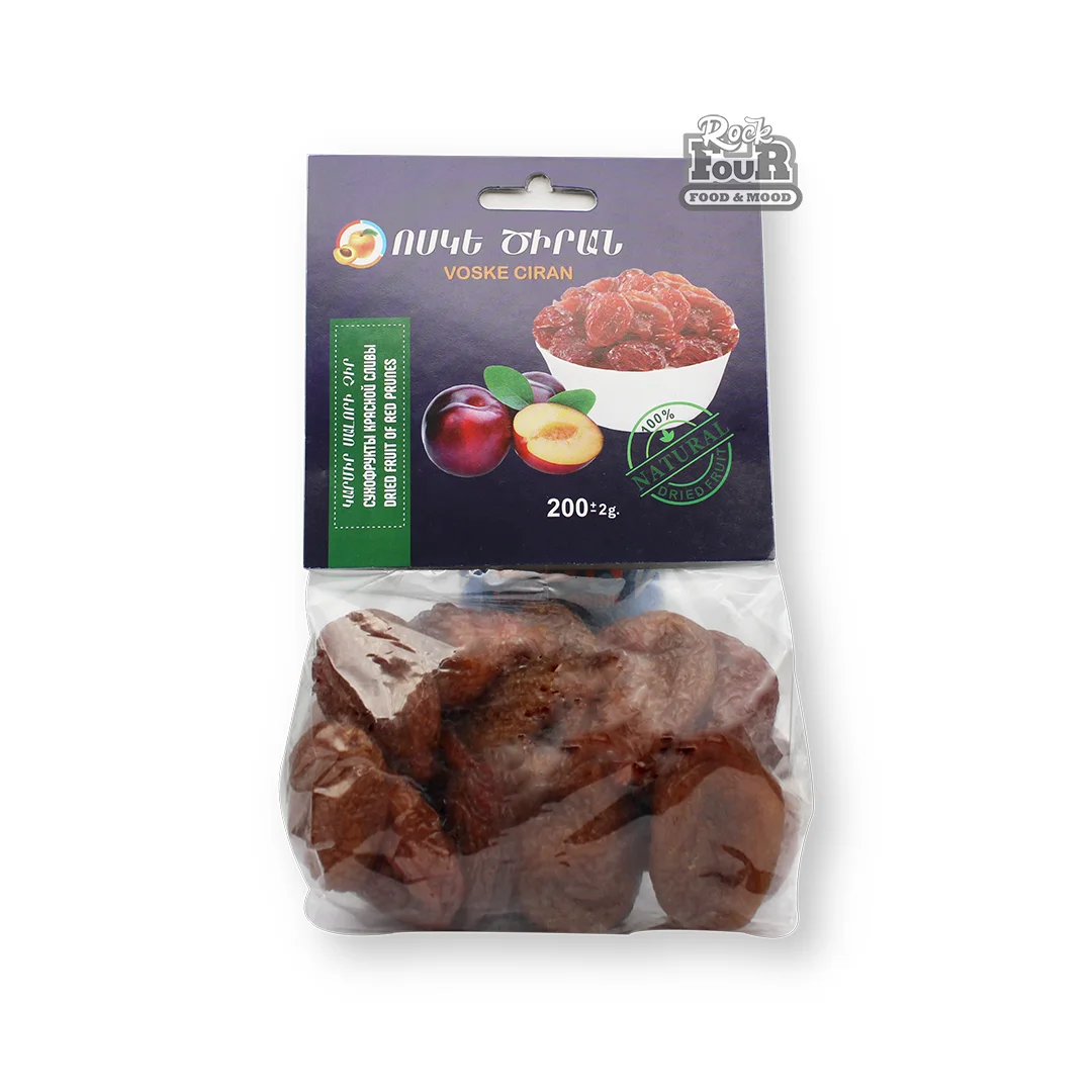 Dried fruits from red plum "Voske Ciran" 200g